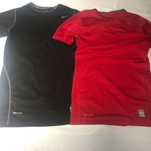 Youth XL Compression T Shirt Bundle Dri Fit